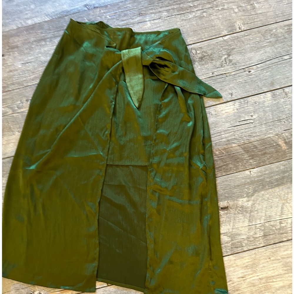Midi skirt on top of mini